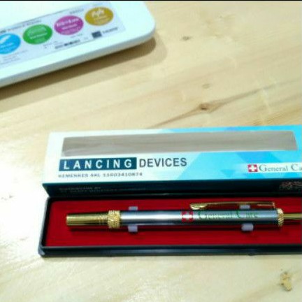 lancing device general care / pen lancet stainles / pen bekam general care stainlees