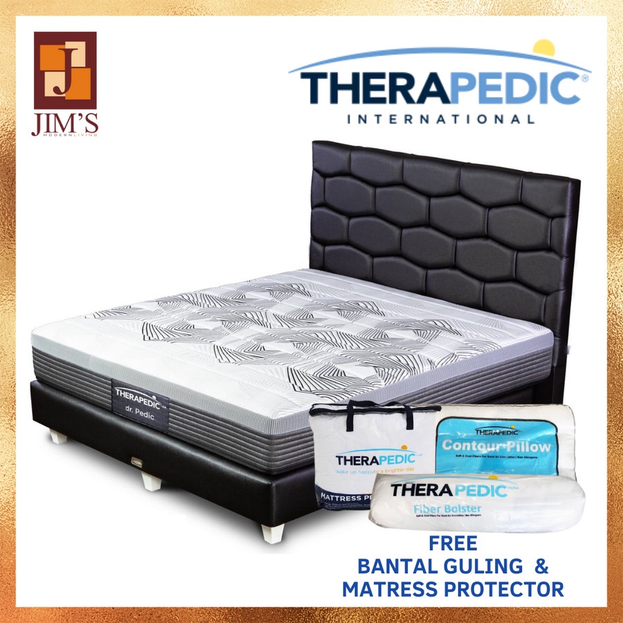 THERAPEDIC SPRING BED DR.PEDIC FULL SET