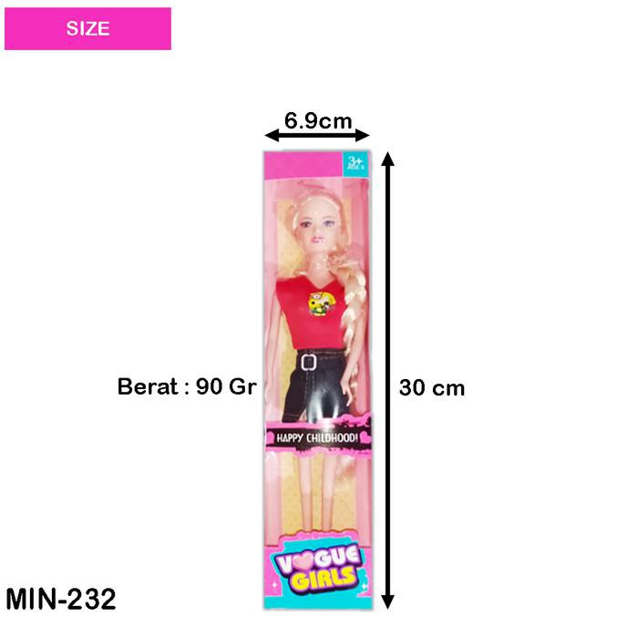 Mainan Boneka barbie anak Perempuan Vogue Girls - MIN-232