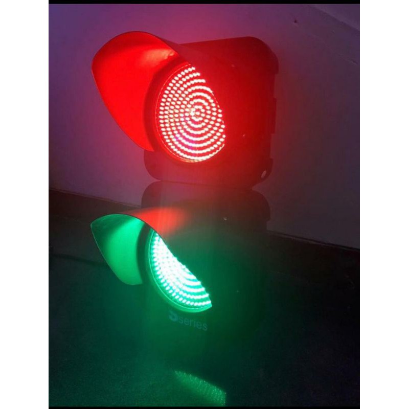 Lampu traffic light merah hijau lampu lalu lintas warning light 20cm 30cm S series RG202 RG302 traff
