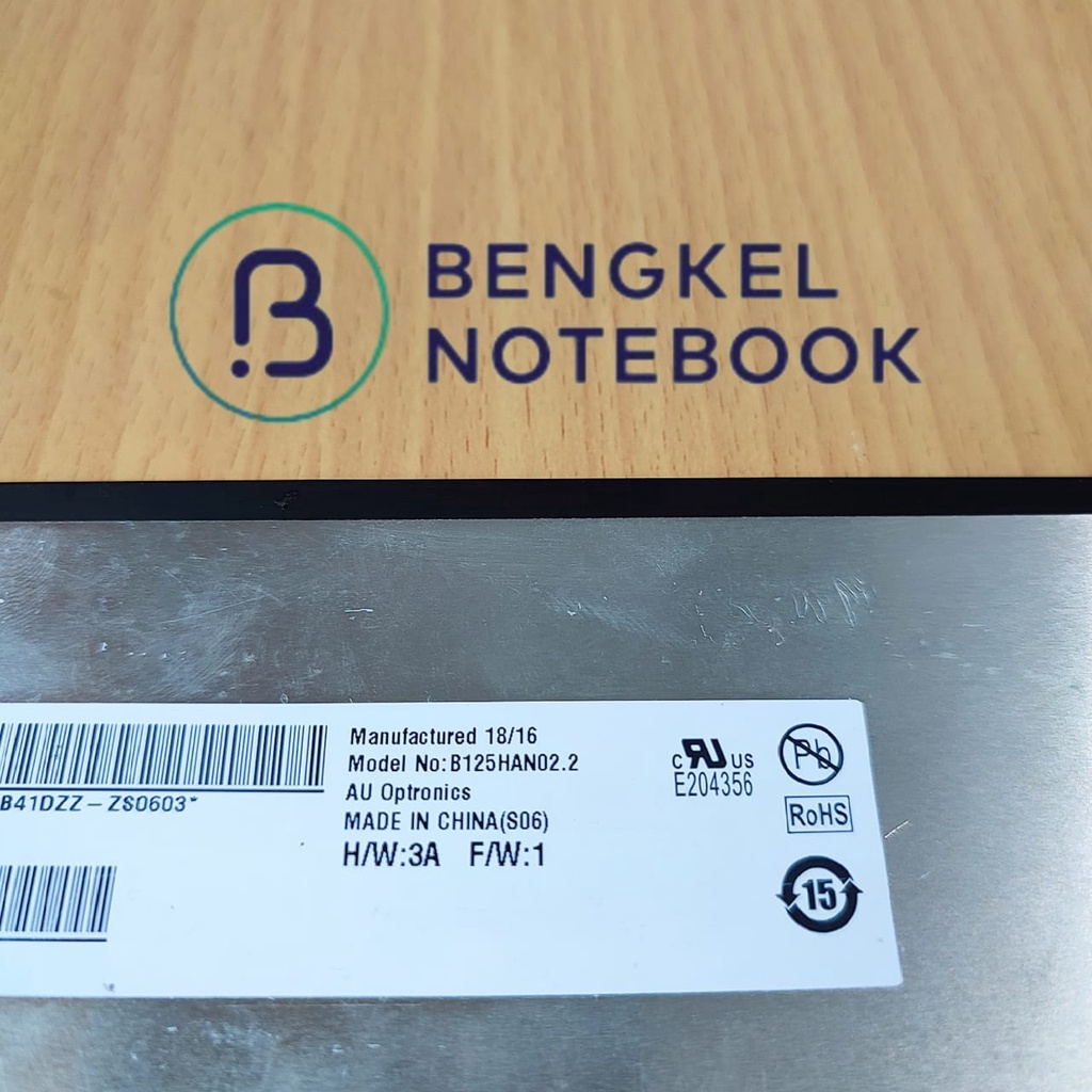 LCD 12.5&quot; LED Slim No kuping FHD 1920X1080 Lenovo X260 X270 X280 LP125WF2 SPB1 SPB2 Socket Kanan