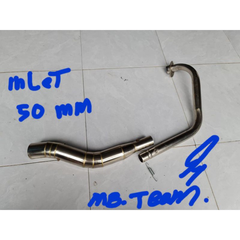 leher knalpot tiger las cacing