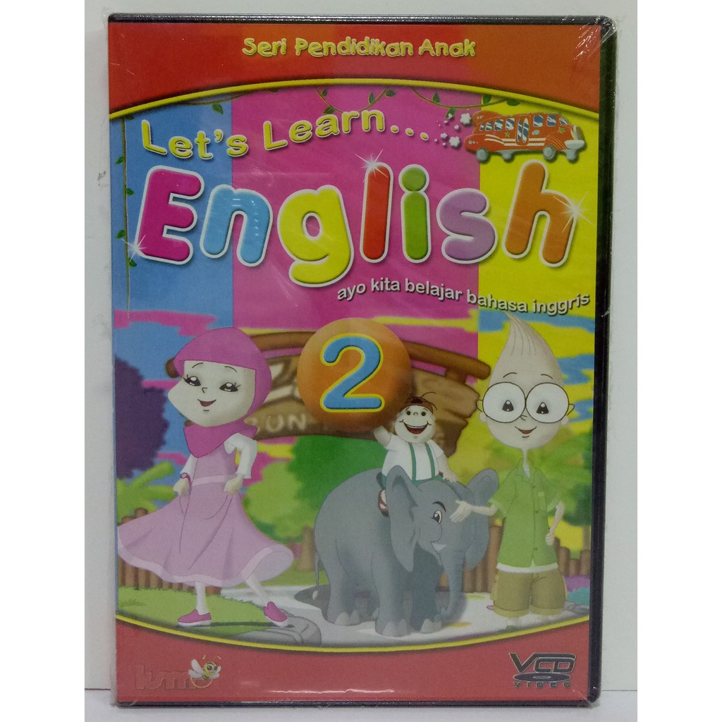 VCD Edukasi Anak Original Let's Learn English 2