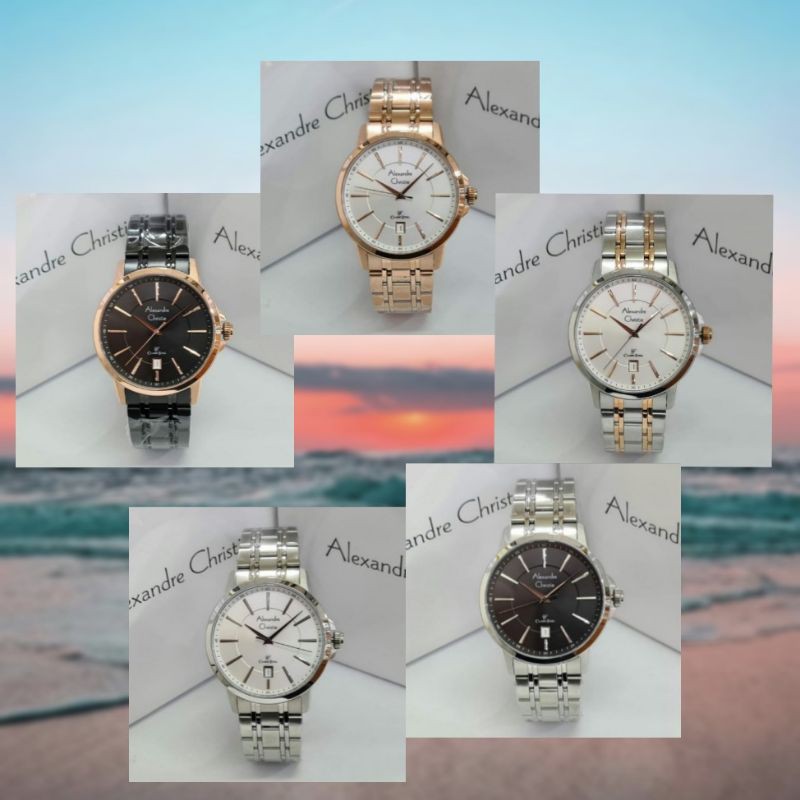 Jam Tangan Pria ALEXANDRE CHRISTIE AC8636 Original Bergaransi Resmi AC 1 TAHUN