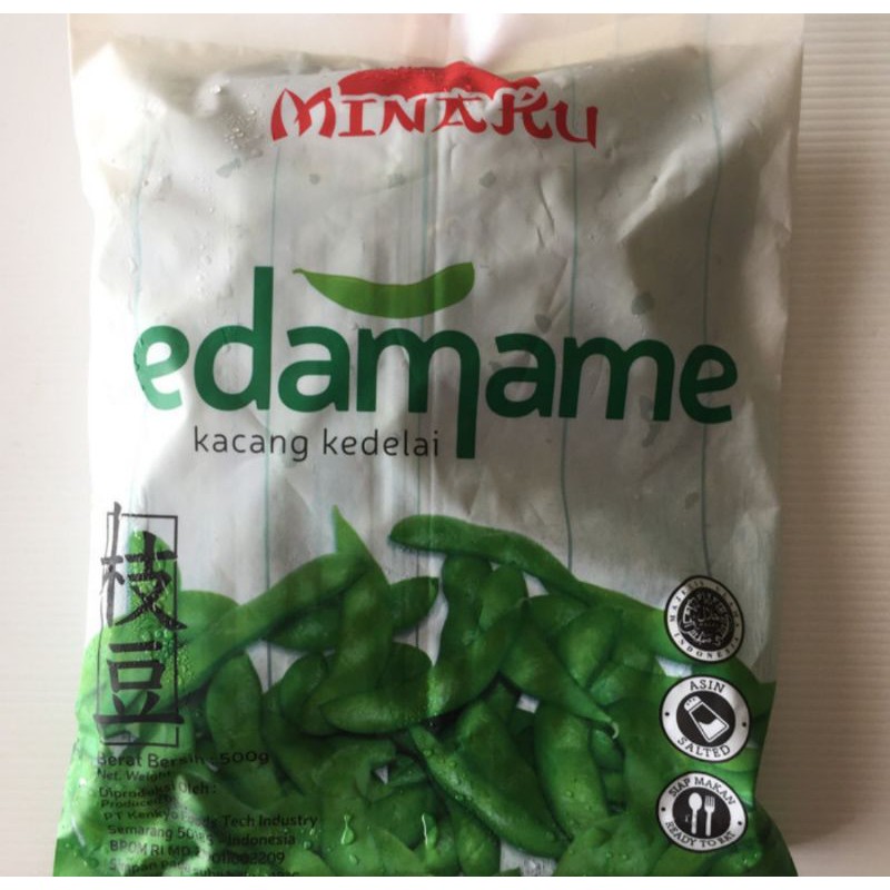 

Kacang Edamame Minaku 500gr / Kacang Kedelai / Kacang Kedelai Frozen / Kacang Kedelai Jepang