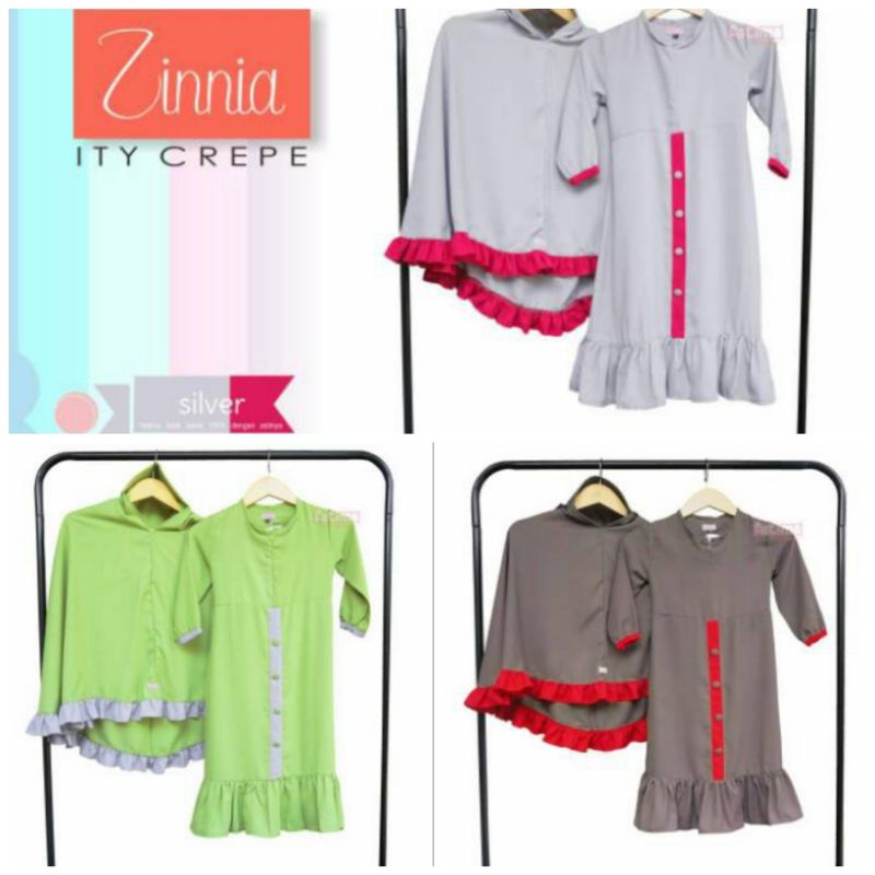 Set gamis anak Zinnia Banat Hijabuna