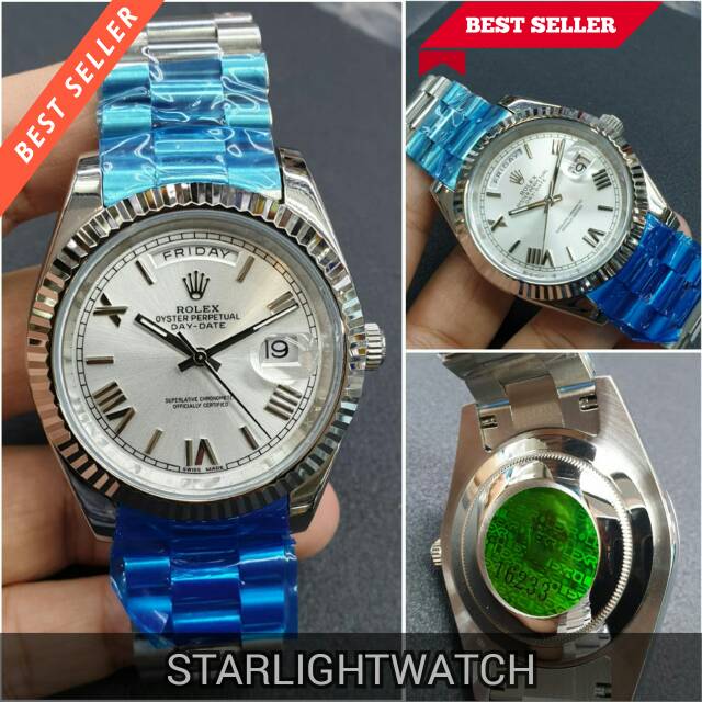JAM TANGAN ROLEX DAY DATE PRIA AUTOMETIC