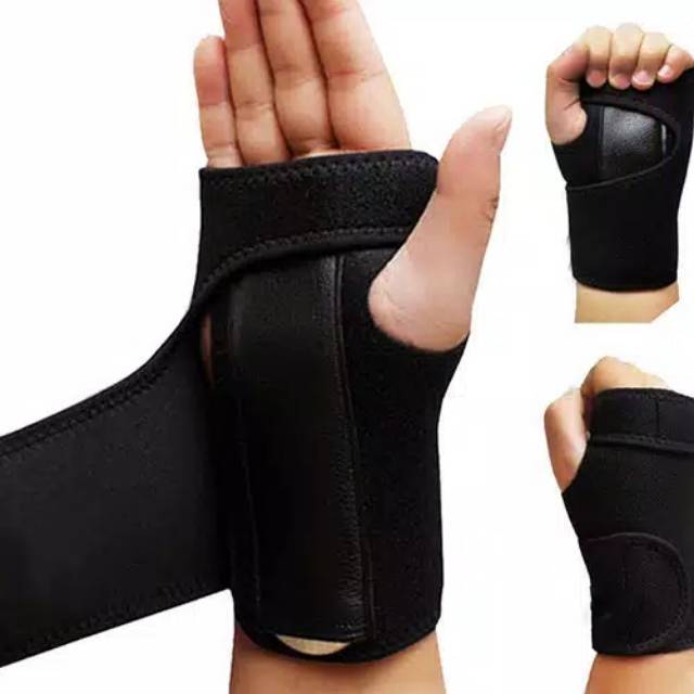 Arthritis Band Belt Carpal Tunnel Hand Wrist Support Pelindung Pergelangan Lengan Cidera Keseleo