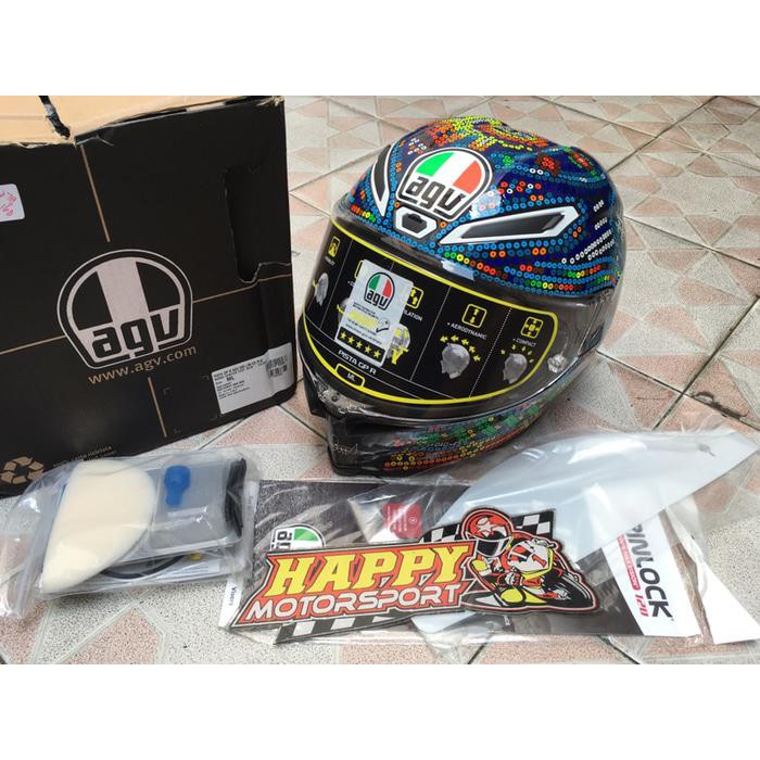 HELM FULLFACE AGV PISTA GPR EUROFIT ML ROSSI WINTERTEST2018 HUICOL1302