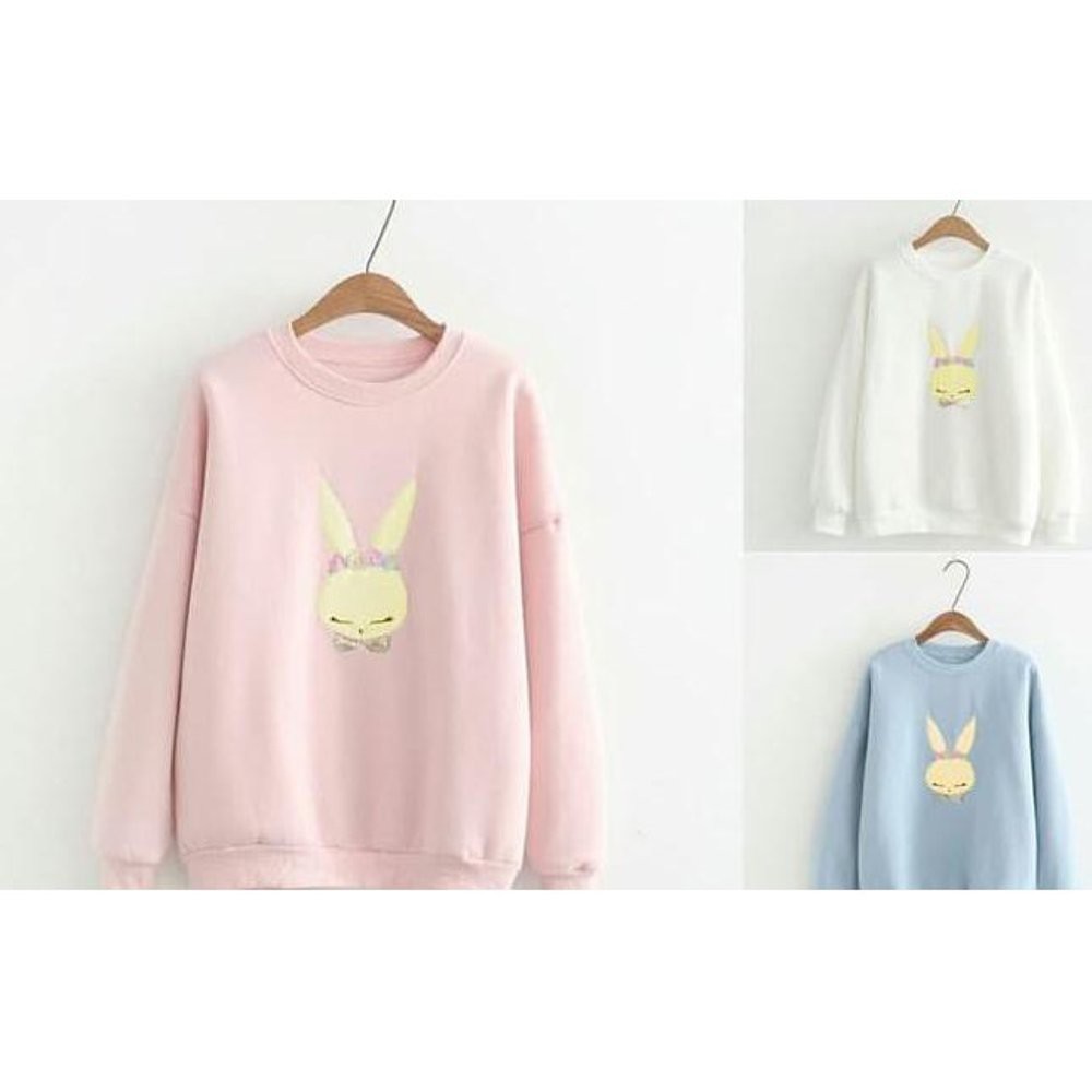 Vshop91jkt - Sweater Emi SW Emi Sweater Kelinci Blouse Bunny Bluse Kelinci Blus Cat