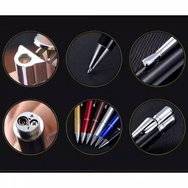 PULPEN KOREK GAS EKSLUSIF STAINLESS / PULPEN KOREK UNIK / PULPEN MULTIFUNGSI KOREK API ISI ULANG-5