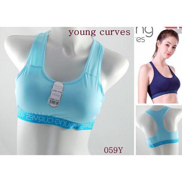 Sport bra Young Curve 060 - L, Biru Muda
