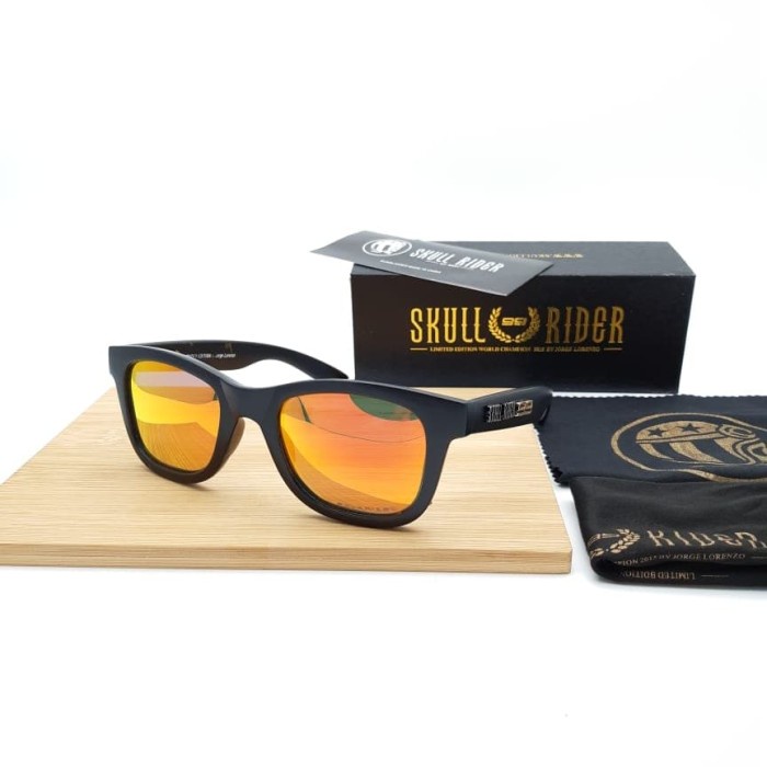 sunglasses / kacamata pria wanita skull rider 99 polarized