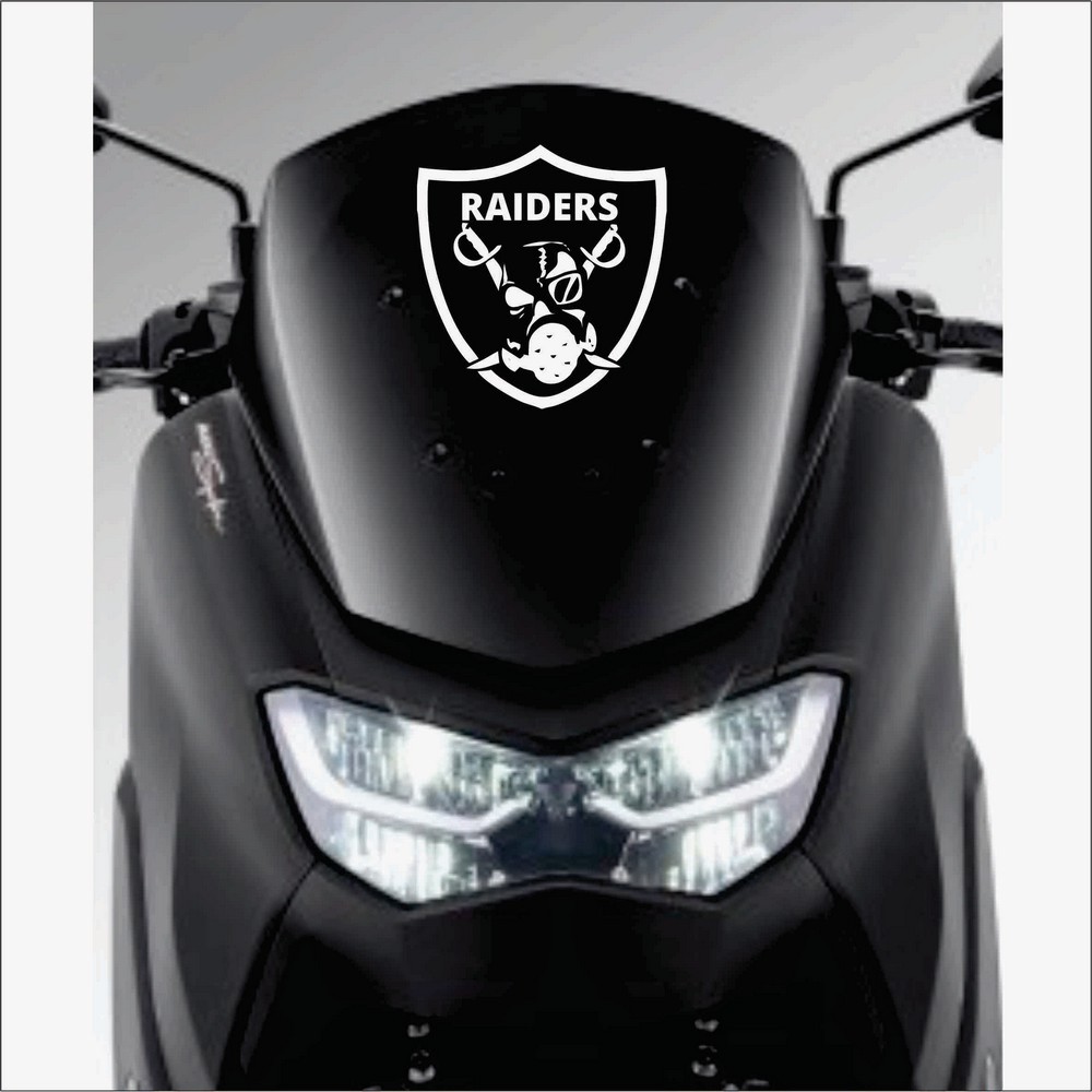 CUTTING STIKER MOTOR NMAX STIKER CUTTING NMAX STIKER LOGO RAIDERS