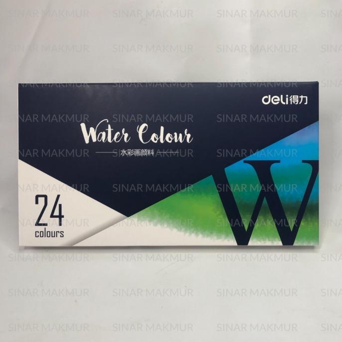 

Watercolor 24 Color / Cat Air 24 Warna DELI 73852 (SET)