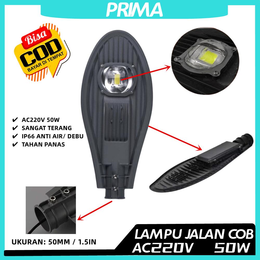 Lampu Jalan 50W PJU LED 50 w watt kap sorot cobra outdoor street light