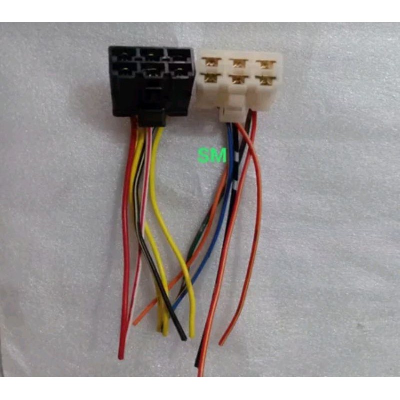 kabel soket kiprok 6 pin yamaha R 25