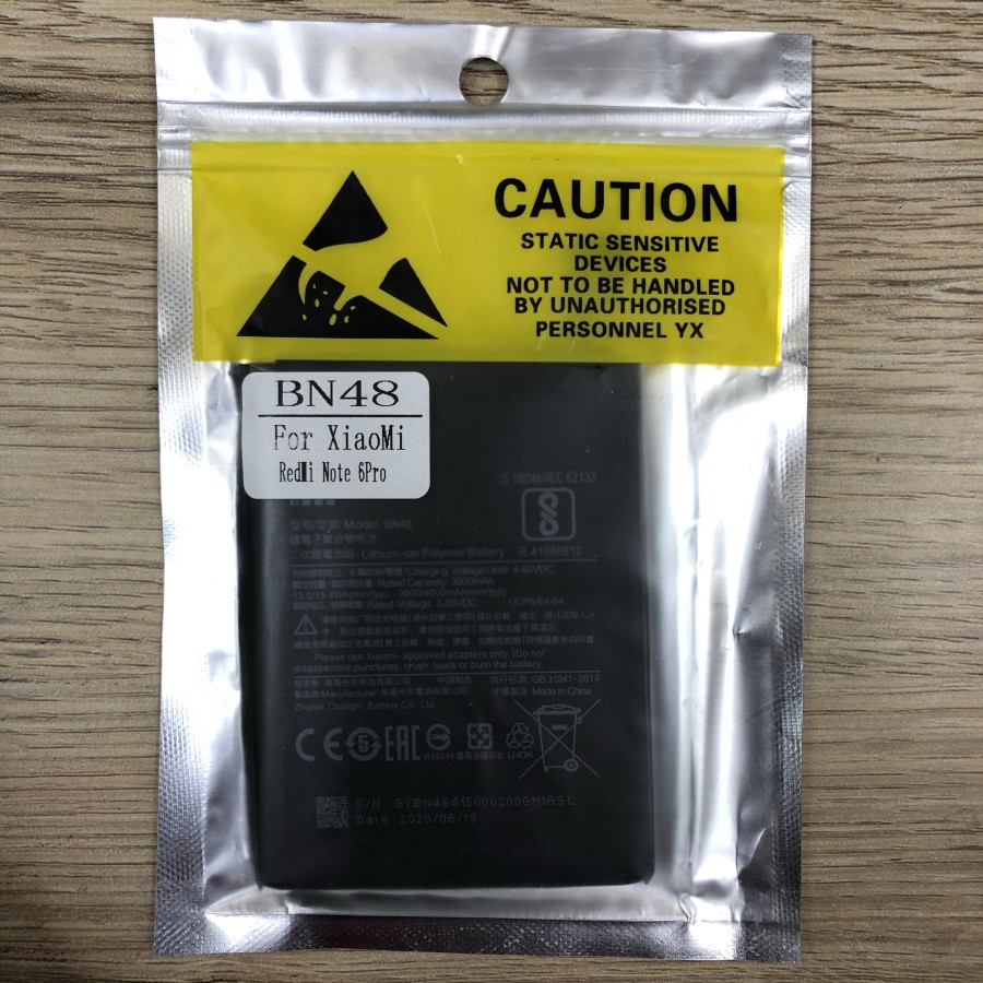 Baterai Battery Batere Xiaomi Redmi Note 6 BN48 BATRAI BN 48