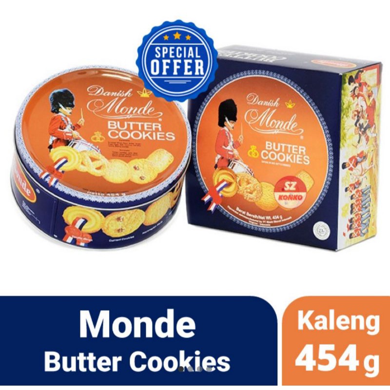 

Monde Butter Cookies 454 g