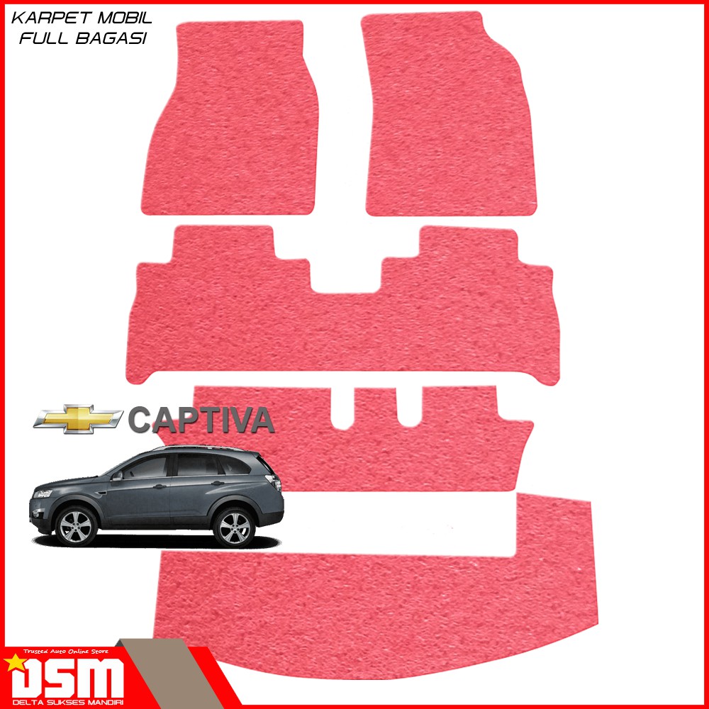 Karpet Mobil Chevrolet Captiva - Full Bagasi / Karpet Mie Captiva / Aksesoris Mobil Captiva