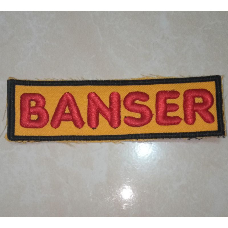 bordir timbul banser