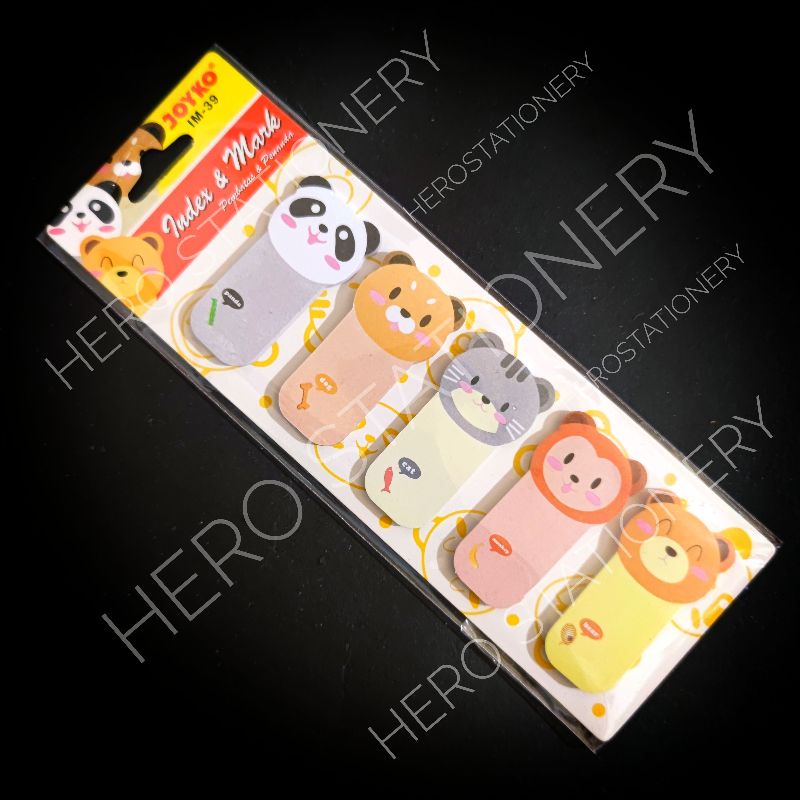 

Stiker sticker pembatas buku joyko motif animal imut IM-39