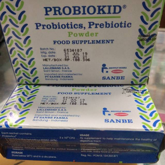 

PROBIOKID SACHET /Harga perdus 10 sachet