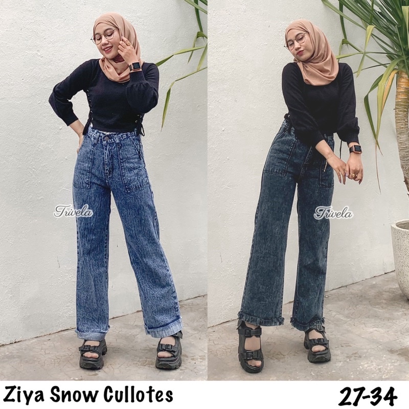 TRIVELA - Alice Roll Up / Ziya Kulot Loose Snow / Ziiya