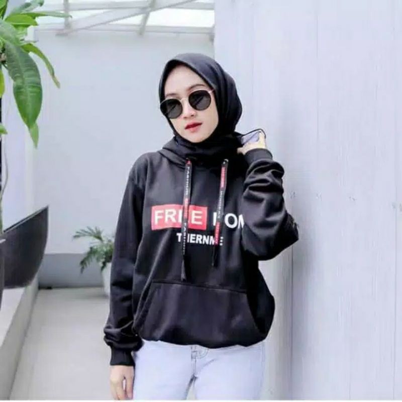 FREEFOM SWEATER HOODIE | Hoodie Sweater Pria Terlaris