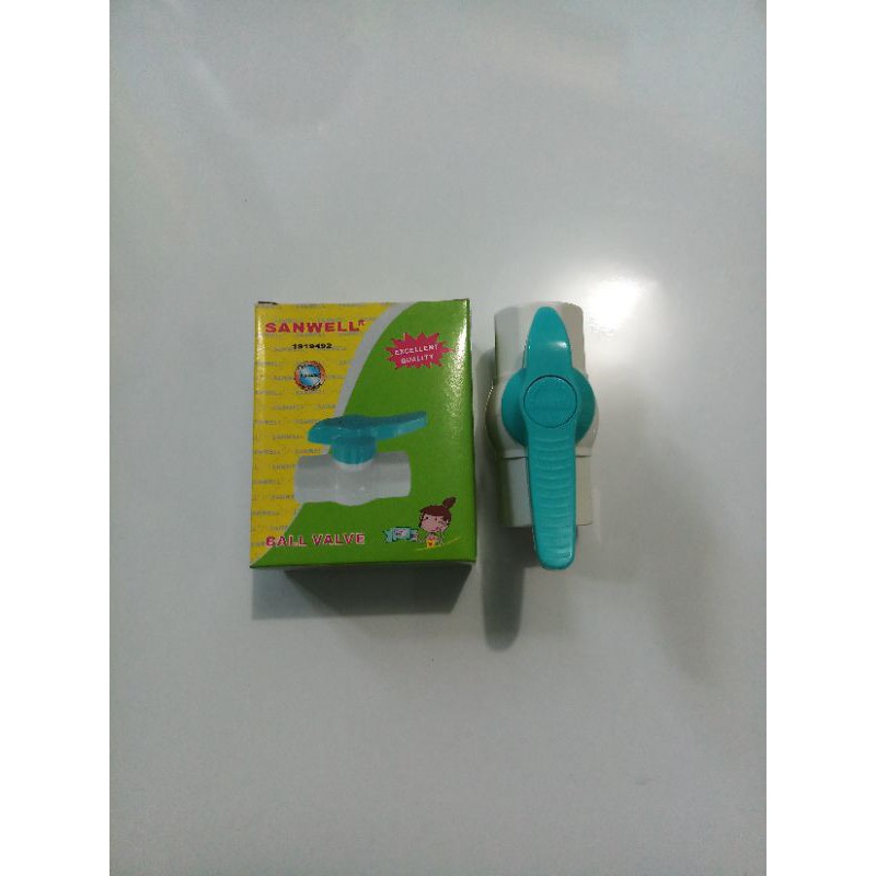 Ball Valve PVC 3/4&quot; (Inch) / Stop Kran PVC SANWELL