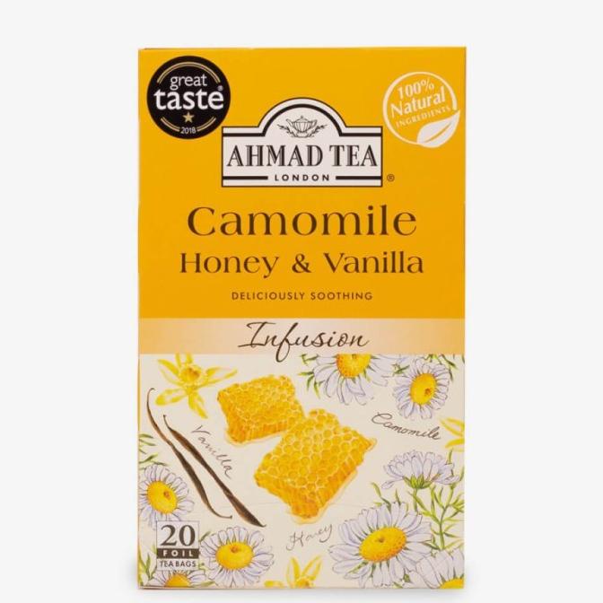 

[COD] AHMAD TEA CAMOMILE HONEY VANILLA INFUSION 30G TEH KAMOMILE MADU VANILA [COD]