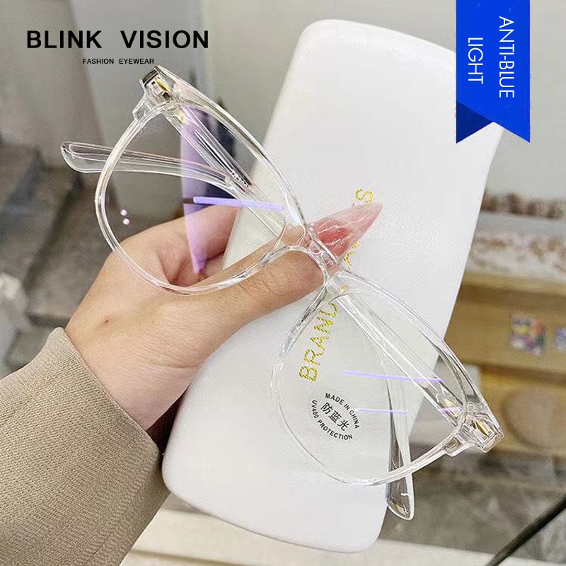0 ~ -6.00 Minus Kacamata Fashion Wanita Anti Radiasi Siswa Korea Miopia Spectacles Aksesoris Pria