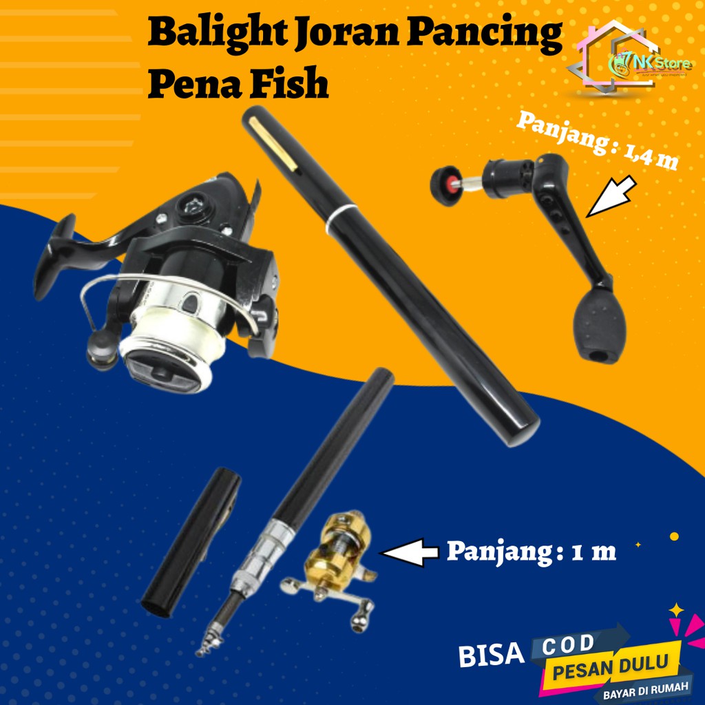 Balight Joran Pancing Pena Fish Pen Mini Portable Rod - ST-Y0011