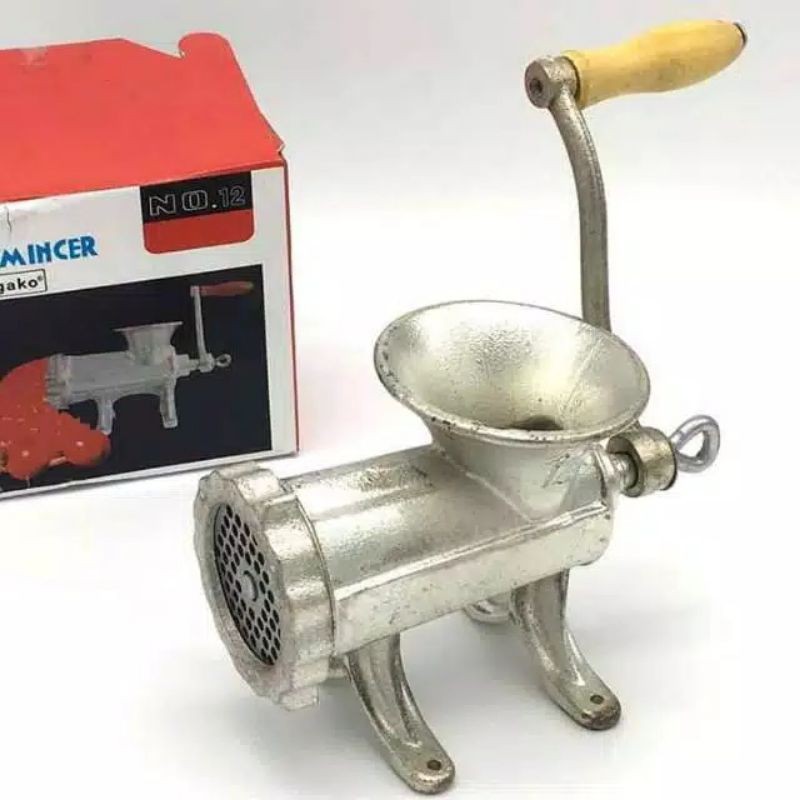 Meat mincer 12 kabuto gilingan daging/penggiling bumbu manual kabuto no 12