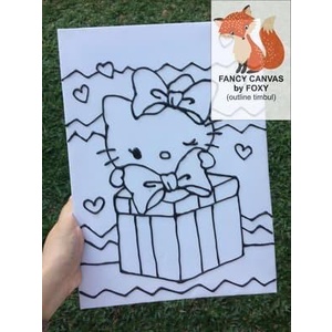 

SALE! KANVAS LUKIS ANAK OUTLINE TIMBUL GAMBAR - HELLO KITTY 2 ALAT LUKIS TERMURAH DAN TERBARU AL4