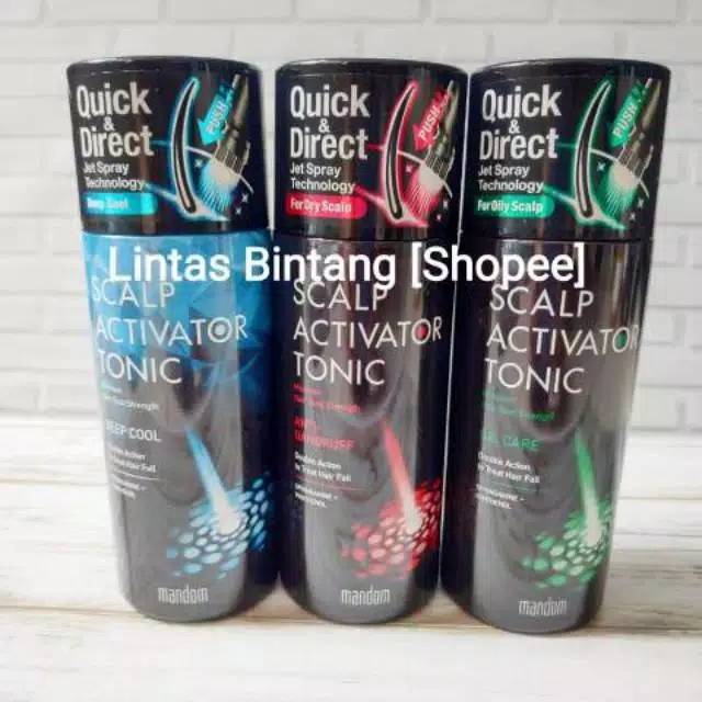 MANDOM JET SPRAY SCAPLP ACTIVATOR HAIR TONIC 150ML