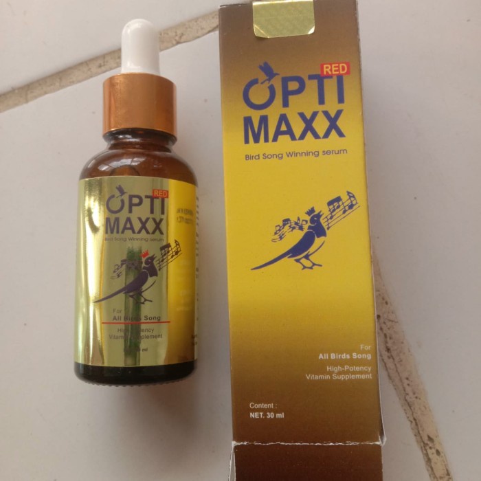 Vitamin Burung - Termurah Gratis Cepuk, Optimaxx Optimax Vitamin Penggacor Burung Murai