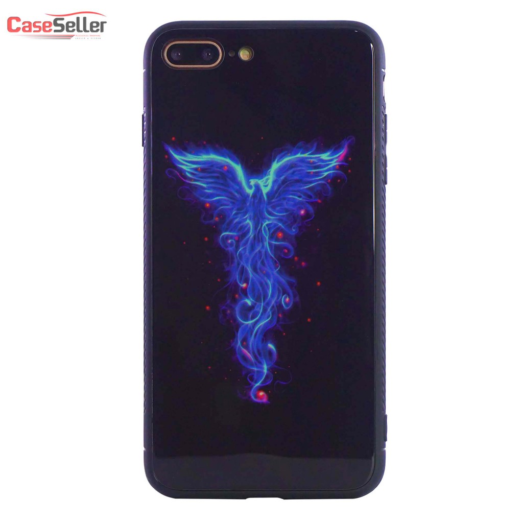 CaseSeller-Casing Case Samsung A6+ | A7 2018 | A8 STAR|  Hardcase Glass Case Glow