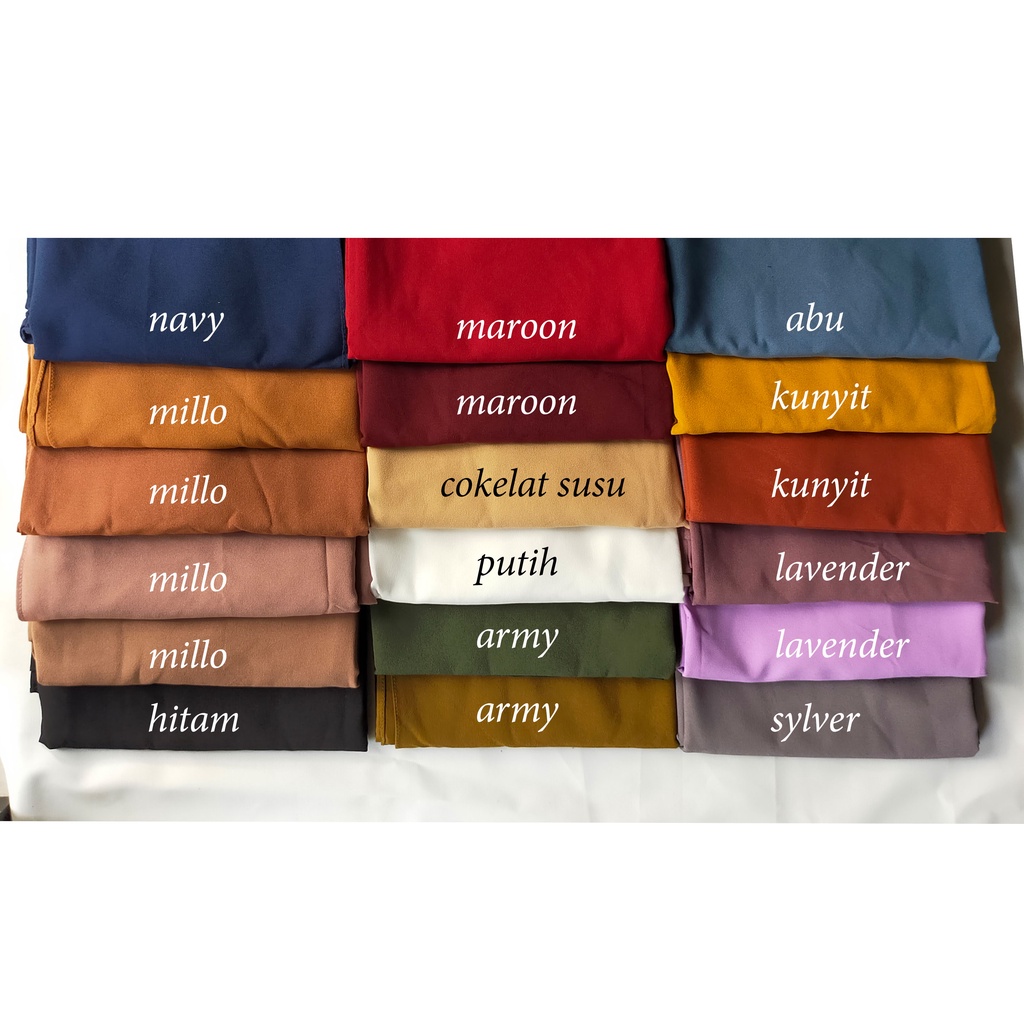 PASHMINA INNER 2IN1 PASMINA INSTAN DALEMAN CIPUT  TERBARU DIAMOND TERMURAH 185 x 70 TEPI JAHIT-2