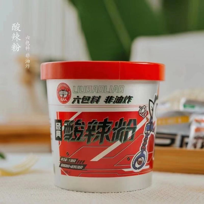 

酸辣粉桶装方便面/ Suan la fen Tabung/Mie Asam Pedas