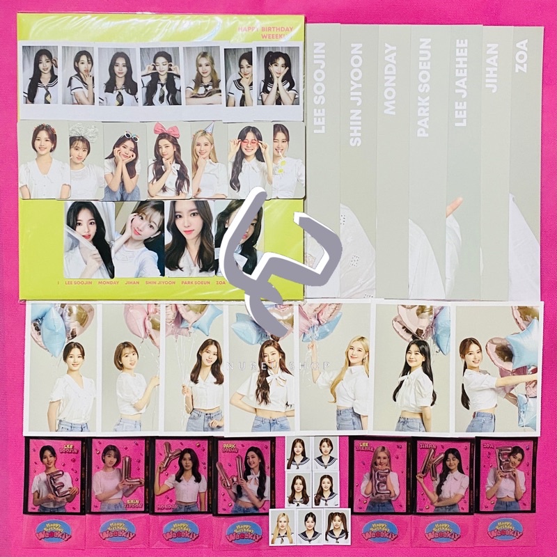 WEEEKLY - 1st Anniversary MD Happy Birthday Weeekly Official Goods Merchandise (Photocard Polaroid P
