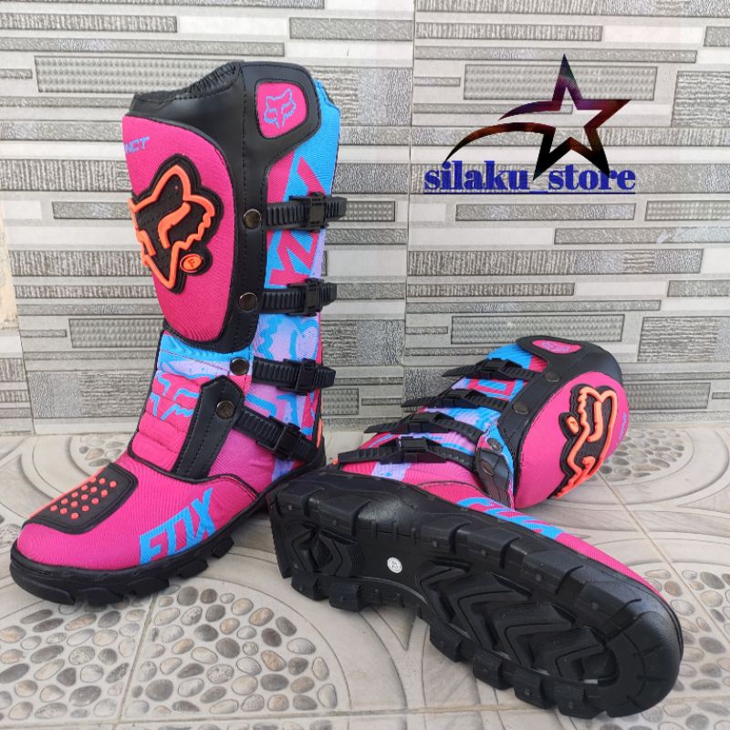 SEPATU TRAIL BOOTS MOTOCROSS RACING MX