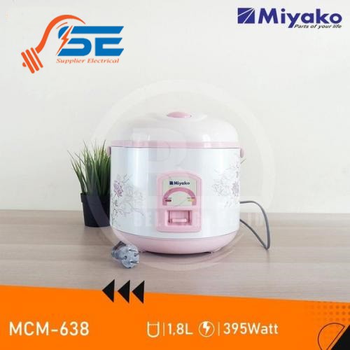 Magic Com Miyako MCM-638/ Rice Cooker Miyako MCM 638 (1,8LITER)