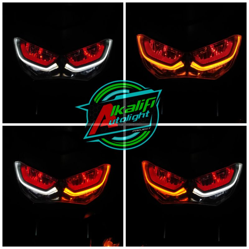 headlamp yamaha nmax new + alis running + demon