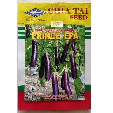 Benih Terong/Terung Ungu Hibrida F1 PRINCE EPA Cap Kapal Terbang