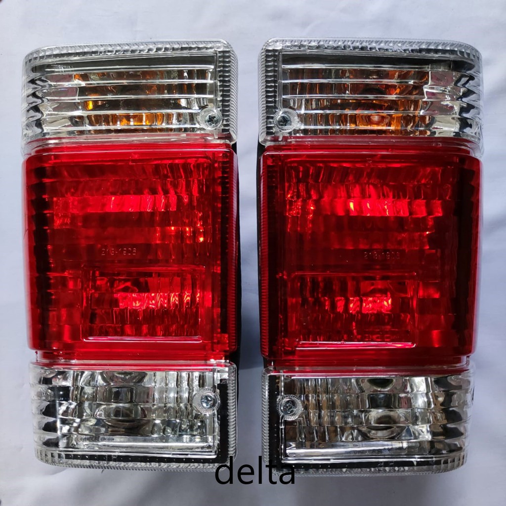 Lampu Stop belakang Isuzu Panther lama Crystal kompliet set 2pcs