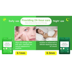 BREYLEE acne pimple PATCH DAY (0,1mm) / NIGHT (0,3mm) (22 patch)