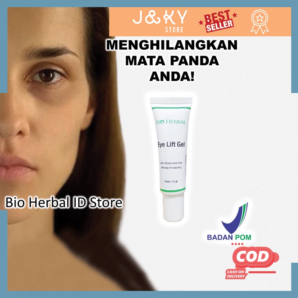 SERUM MATA PANDA DAN KANTUNG MATA BPOM KENDUR DAN KERUTAN AMPUH ORI - BIO HERBAL EYE LIFT GEL KANTUN