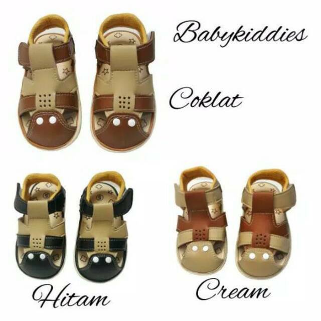  free kaoskaki Sepatu sandal bayi  laki mata dua 