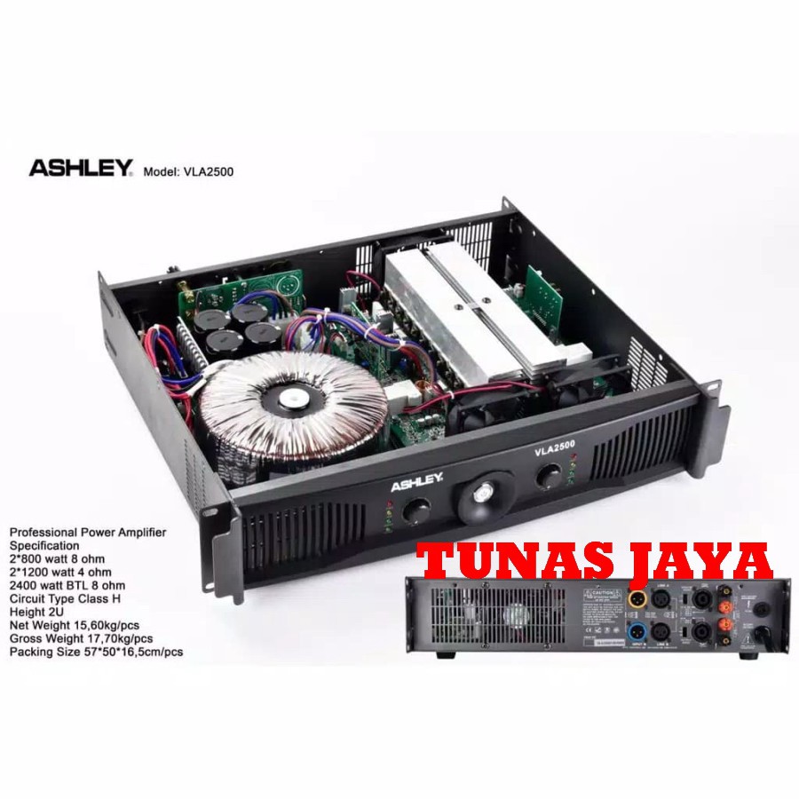 Power Amplifier Ashley VLA 2500 Ashley VLA2500 Original